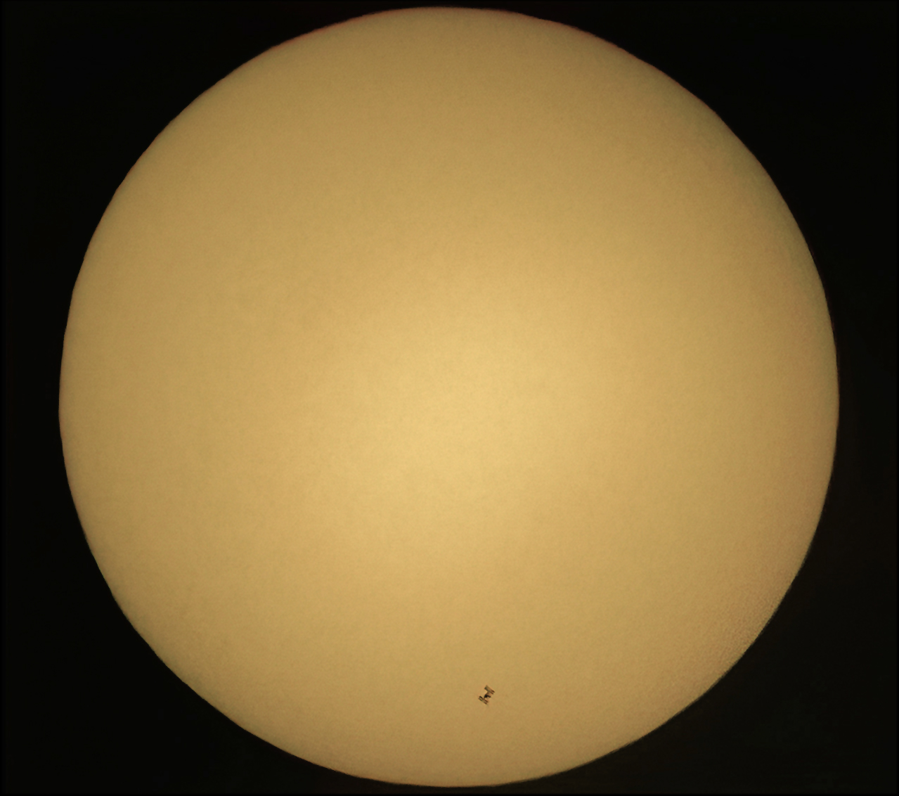 Solar-ISS transit